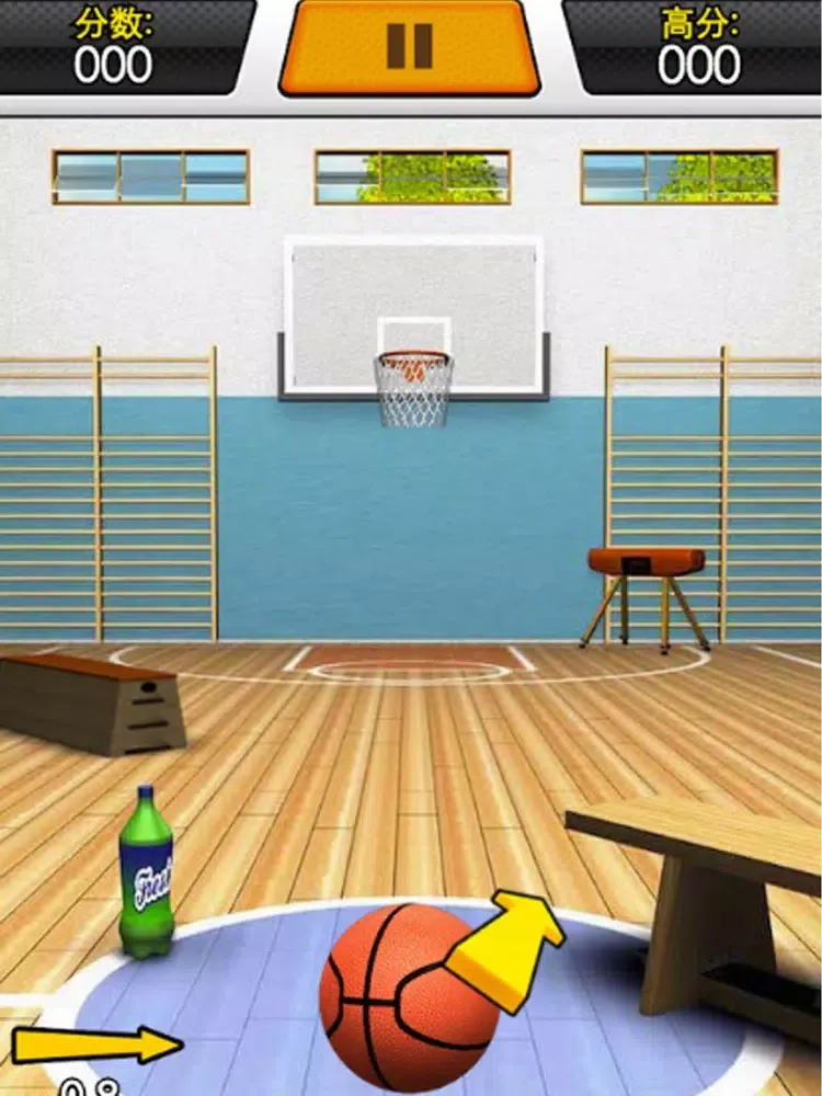 ภาพหน้าจอของ Finger Street Basketball - Fun Basketball Games iPad 