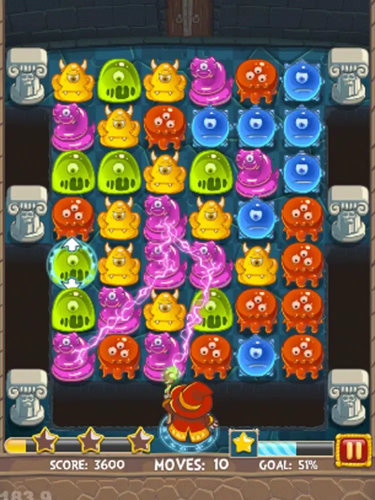 Captures d'écran de Through the cave - most fun match 3 puzzle games iPad 