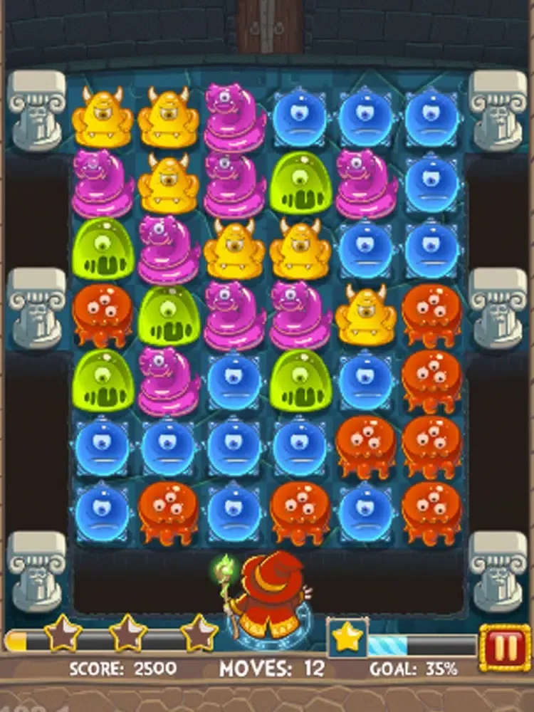 Captures d'écran de Through the cave - most fun match 3 puzzle games iPad 