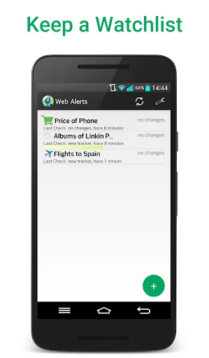 تصاویر Web Alert (Website Monitor)