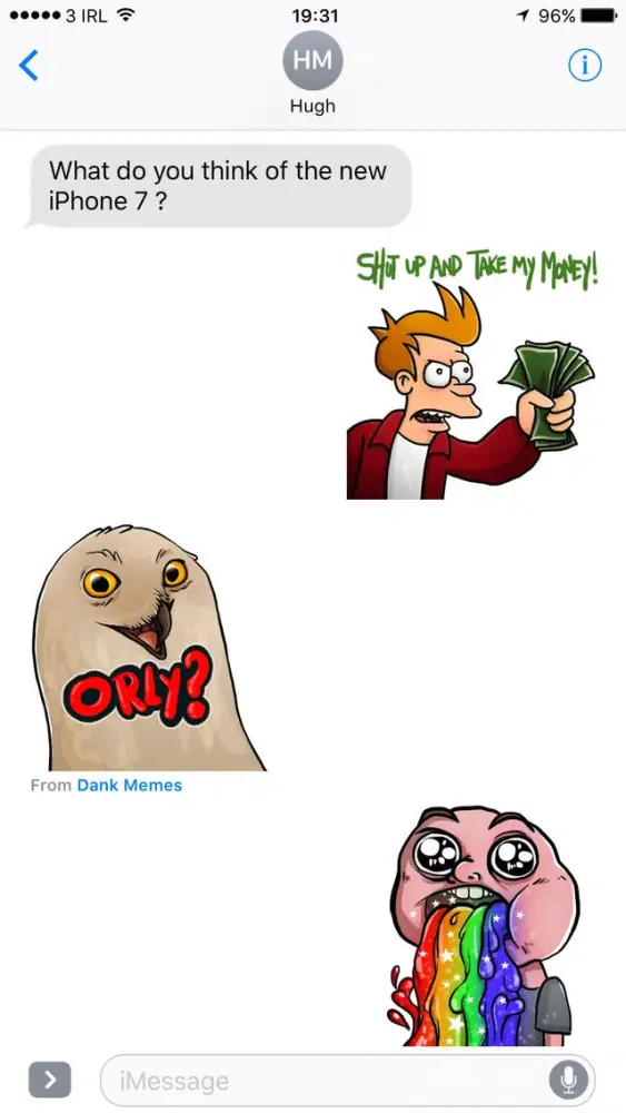 Dank Memes Stickers Screenshots