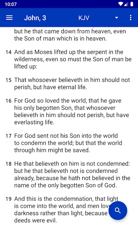 Zrzuty ekranu Bible