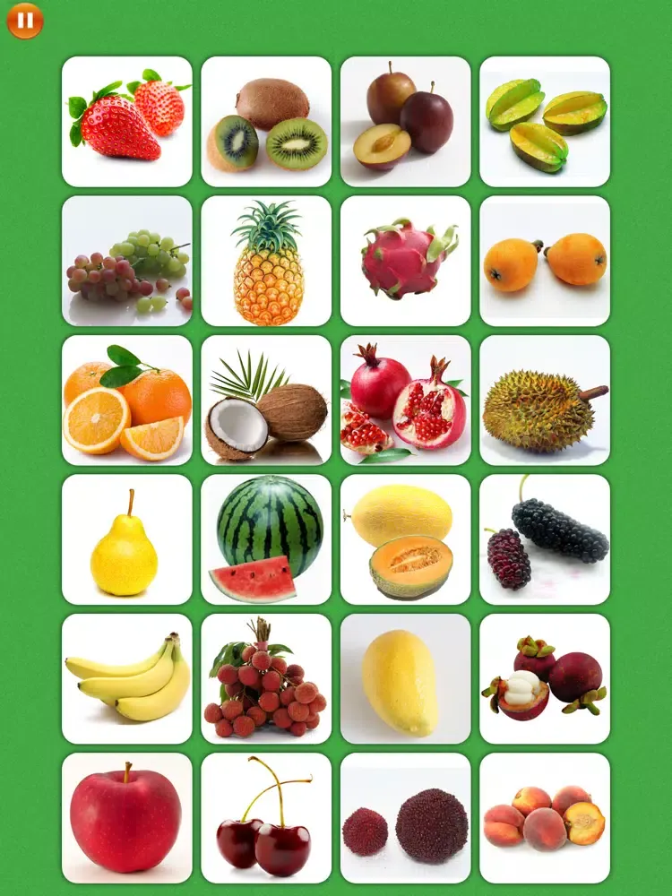 تصاویر Lovely baby fruit match and knowledge game FREE iPad 