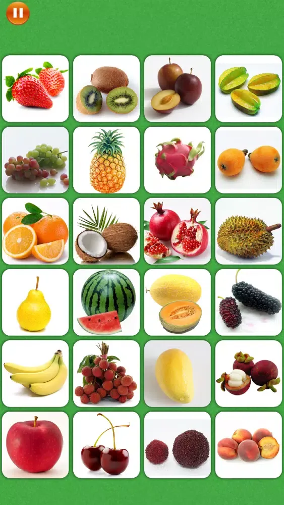 تصاویر Lovely baby fruit match and knowledge game FREE