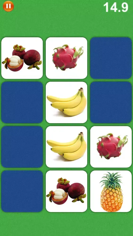 تصاویر Lovely baby fruit match and knowledge game FREE