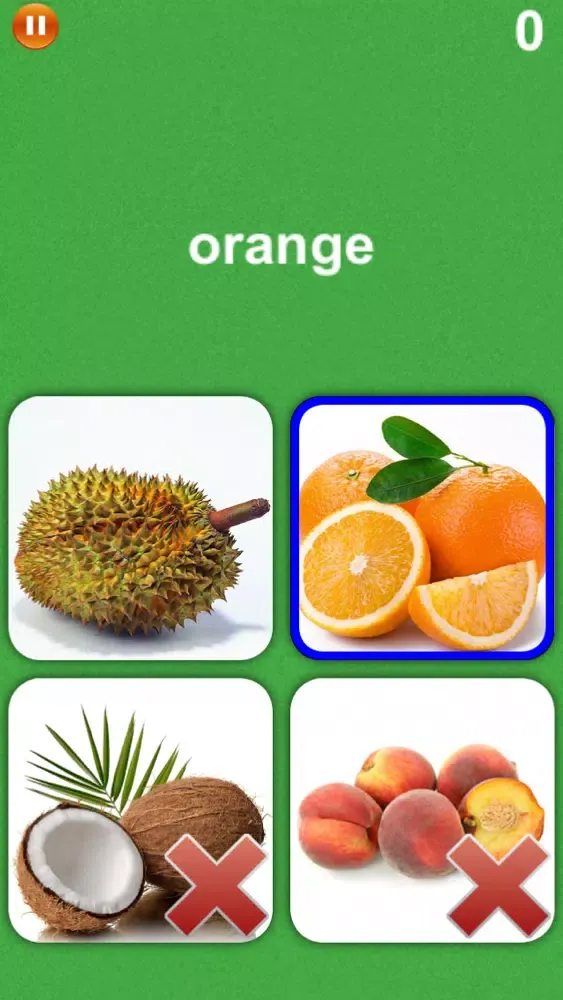 تصاویر Lovely baby fruit match and knowledge game FREE