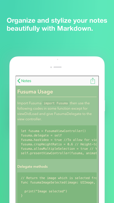 Capturas de tela do Renote: Note & Markdown Editor
