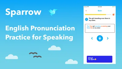 Sparrow English Pronunciation Screenshots