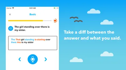 Sparrow English Pronunciation Screenshots