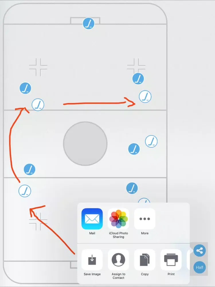 Hockey Tactic iPad  Ekran Görüntüleri