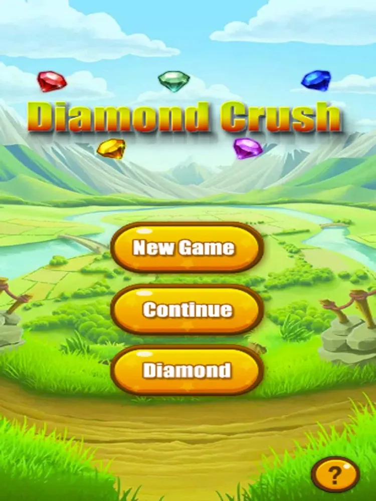 Diamond Crush - Innovative Diamond Match-3 Game iPad 应用截图