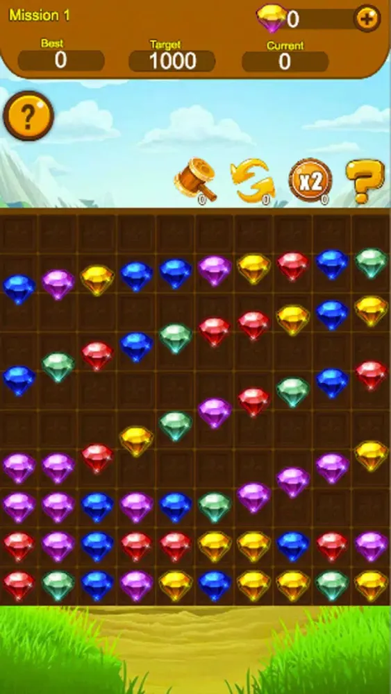 Diamond Crush - Innovative Diamond Match-3 Game应用截图