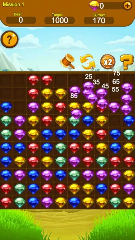 Diamond Crush - Innovative Diamond Match-3 Game应用截图