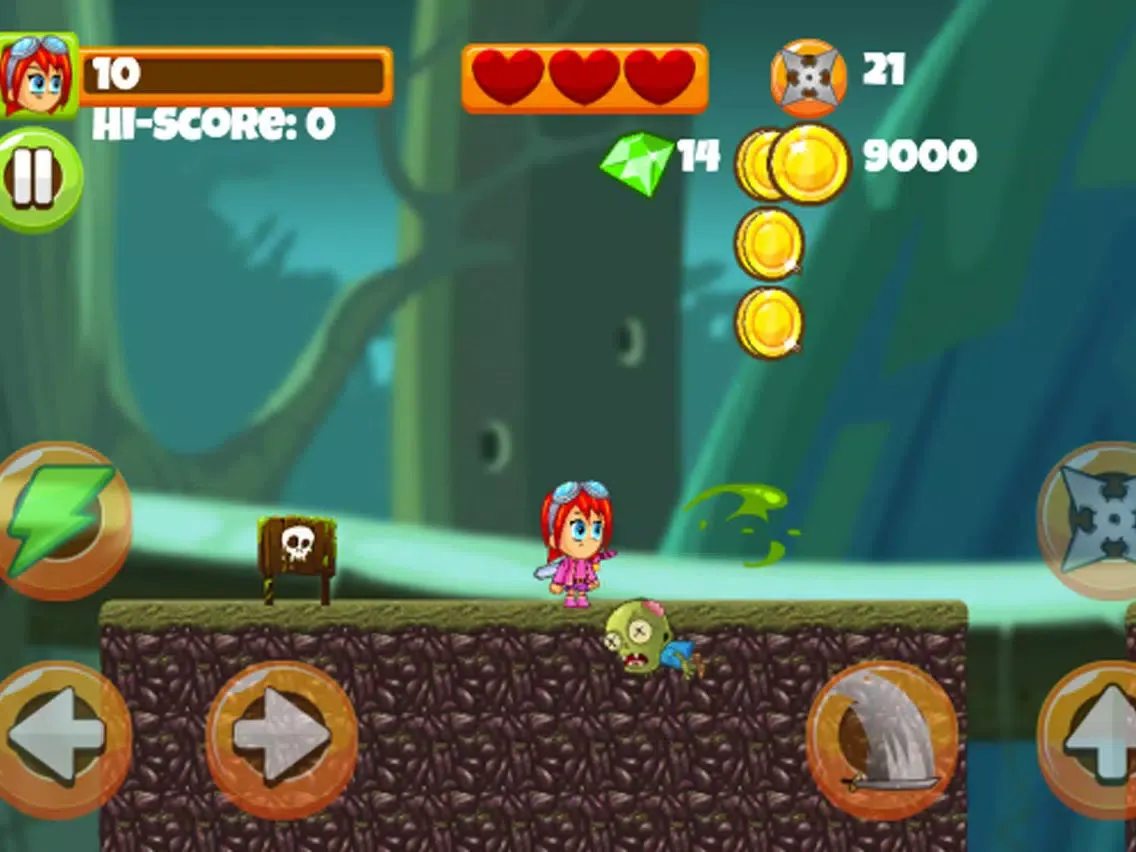 Capturas de tela do Ninja Beat Zombies - Arcade Games iPad 