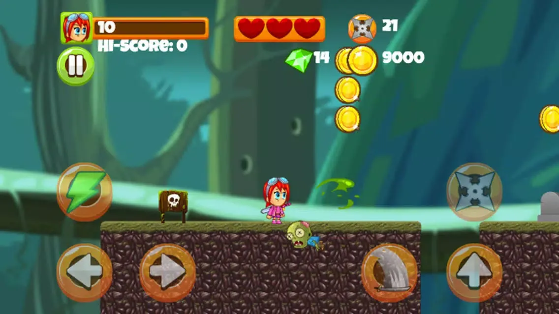 Capturas de tela do Ninja Beat Zombies - Arcade Games