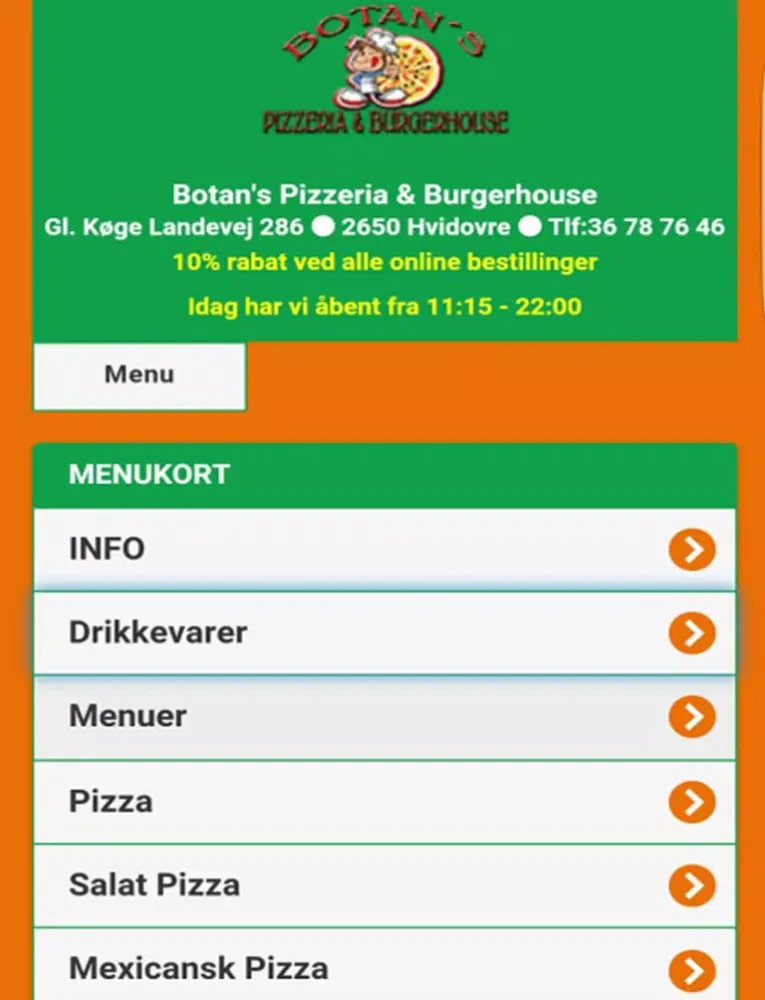 Botans Pizza iPad  스크린샷