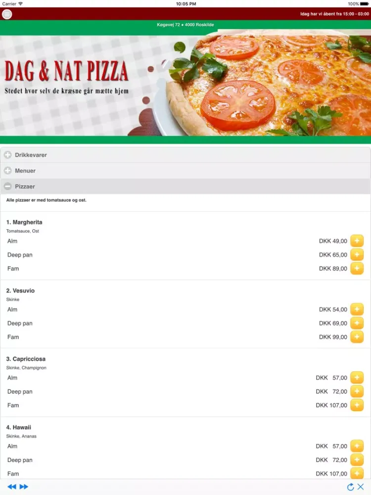 Dag & Nat Pizza iPad  Screenshots
