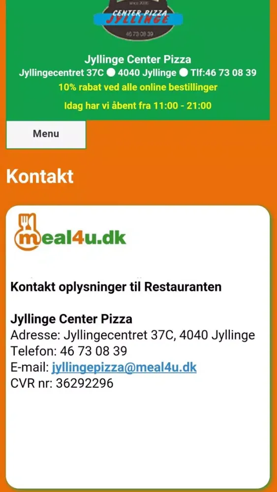 Jyllinge Pizza應用截圖
