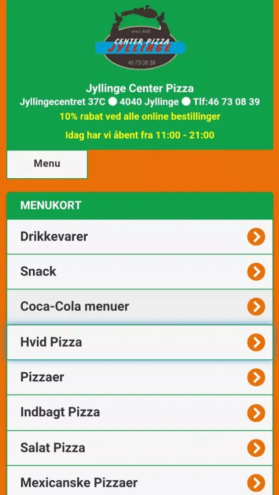 Jyllinge Pizza應用截圖
