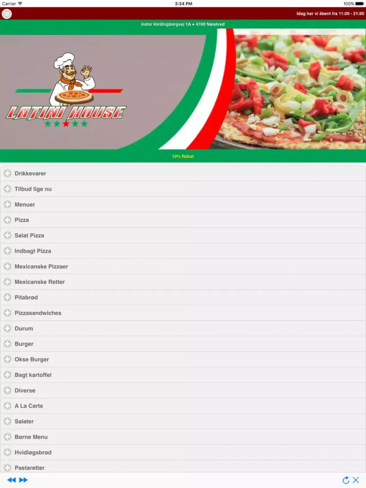 Latini House - Næstved iPad  스크린샷