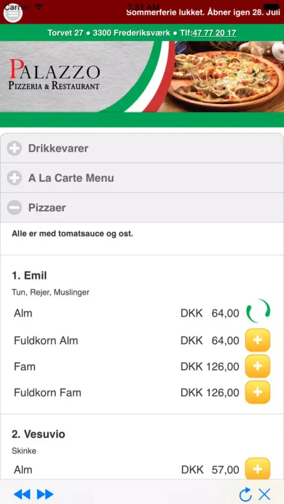 Capturas de pantalla de Palazzo Pizza