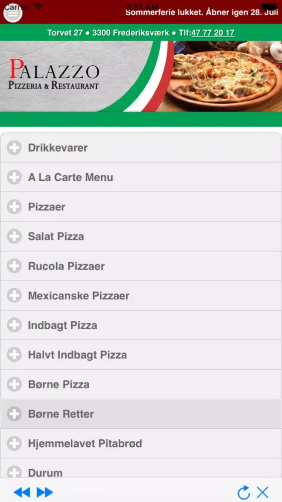 Capturas de pantalla de Palazzo Pizza