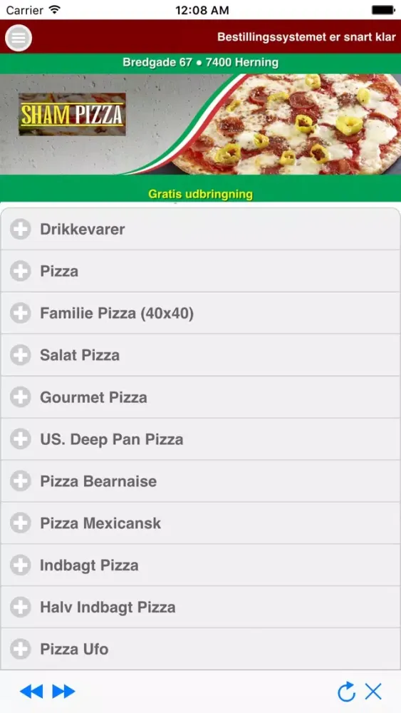 Sham Pizza應用截圖