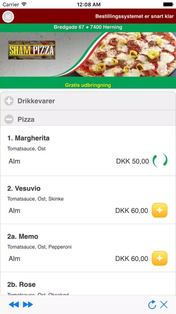 Sham Pizza應用截圖