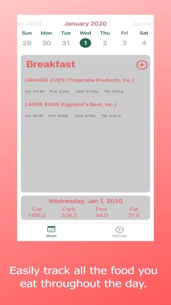 Meal Prep - Log Your Nutrition Screenshots