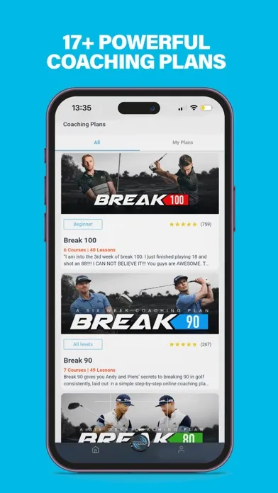 Capturas de tela do Me and My Golf: Coaching App