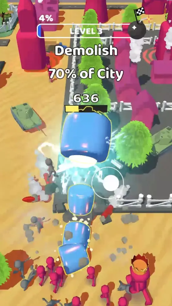 Worm City Demolish 3D應用截圖