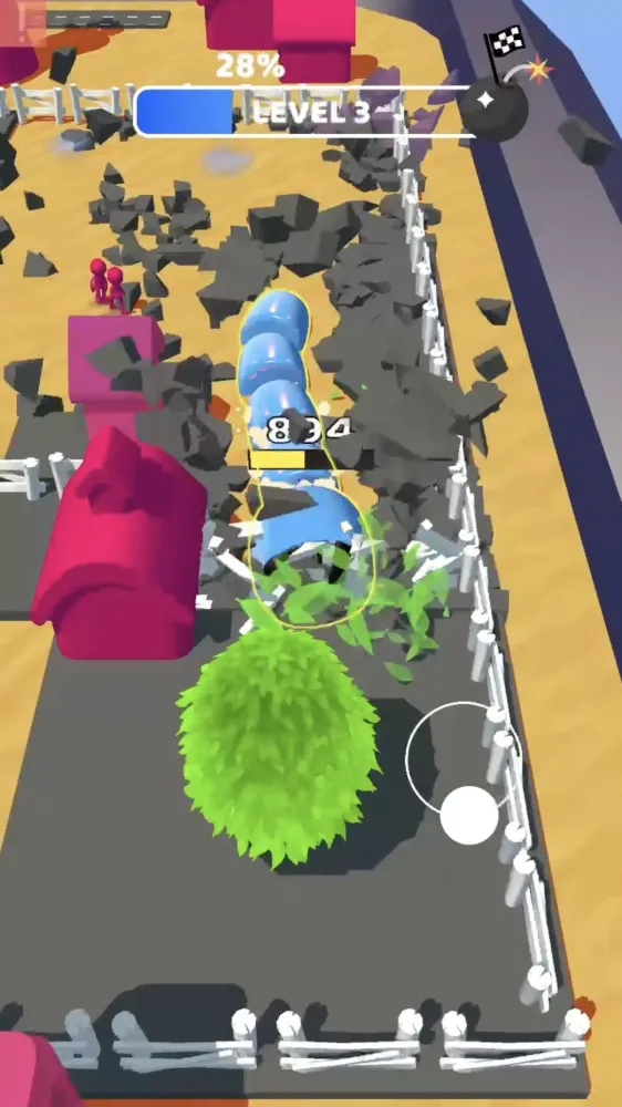 Worm City Demolish 3D應用截圖