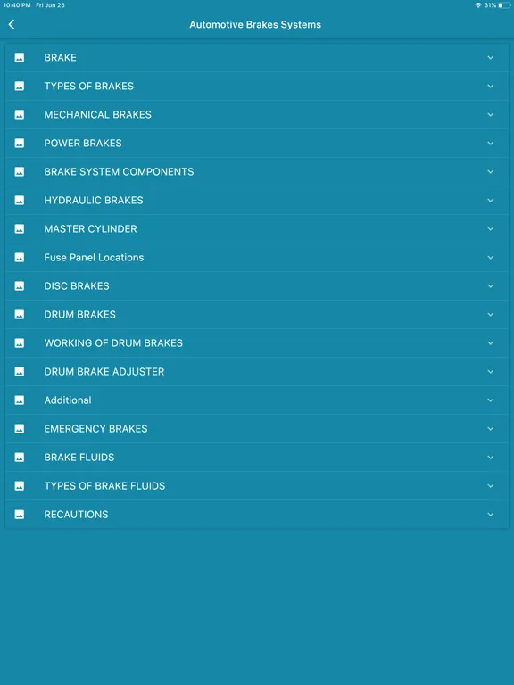 Mechanic quiz game iPad  Screenshots