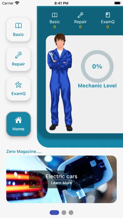 Mechanic quiz game Screenshots
