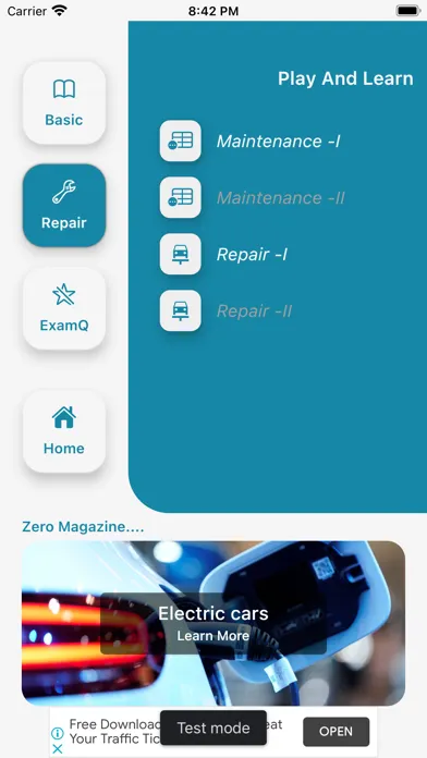 Mechanic quiz game Screenshots
