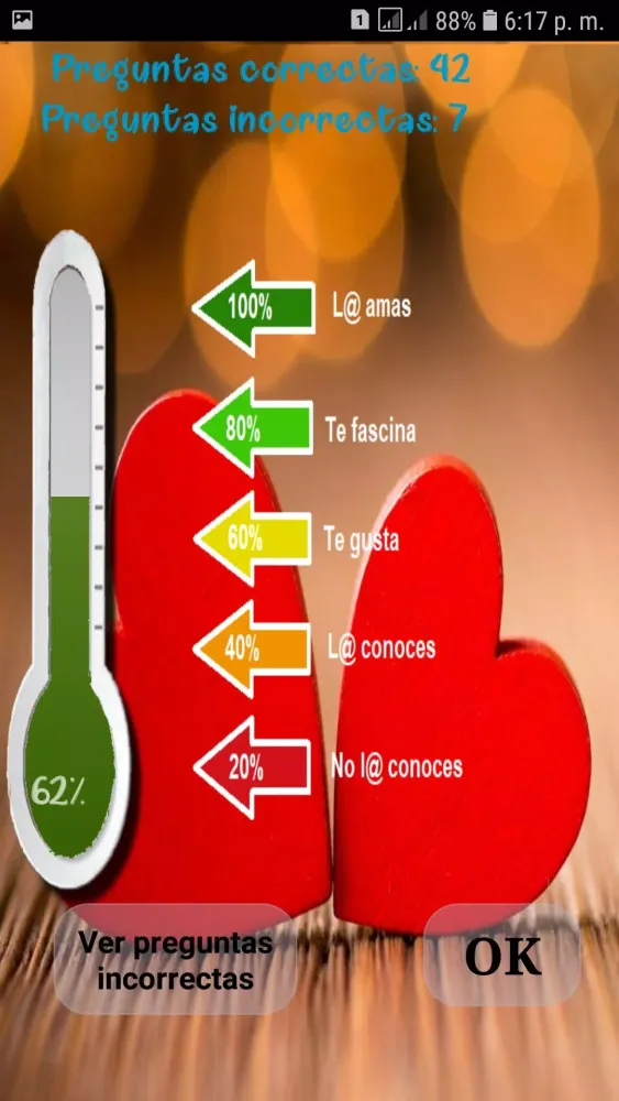 ¿Cuánto me conoces? Screenshots