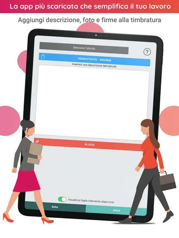 Rilevazione presenze e accessi iPad 應用截圖