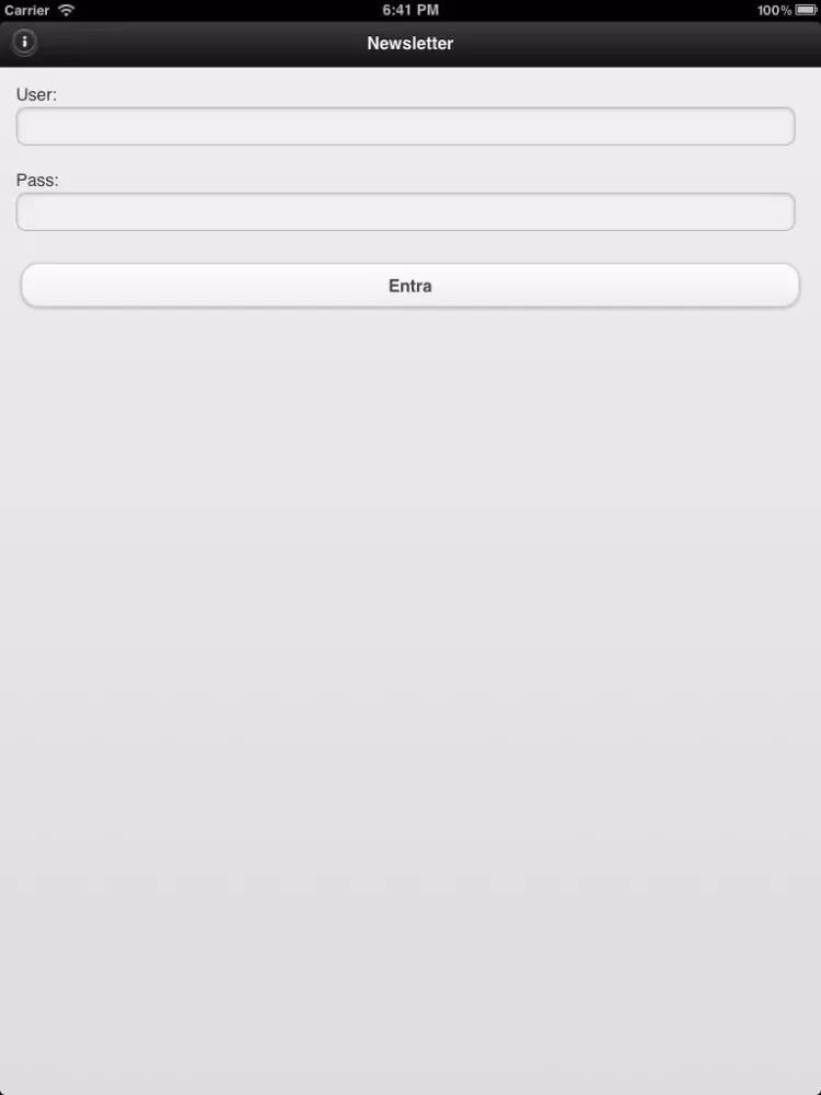 Captures d'écran de Newsletter iPad 