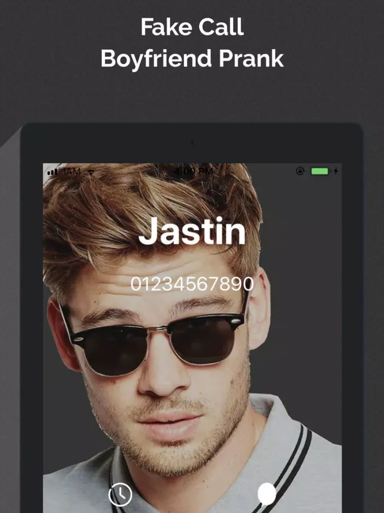 Capturas de pantalla de Fake boyfriend is calling iPad 