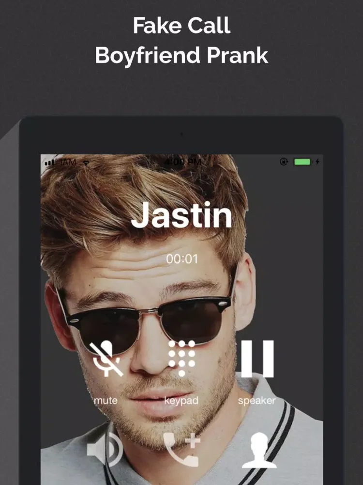 Capturas de pantalla de Fake boyfriend is calling iPad 