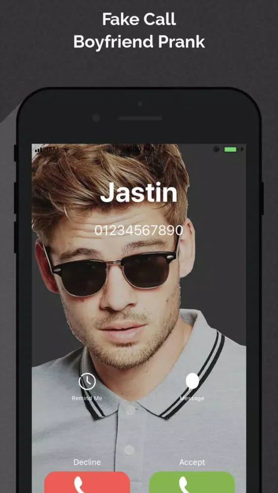 Capturas de pantalla de Fake boyfriend is calling