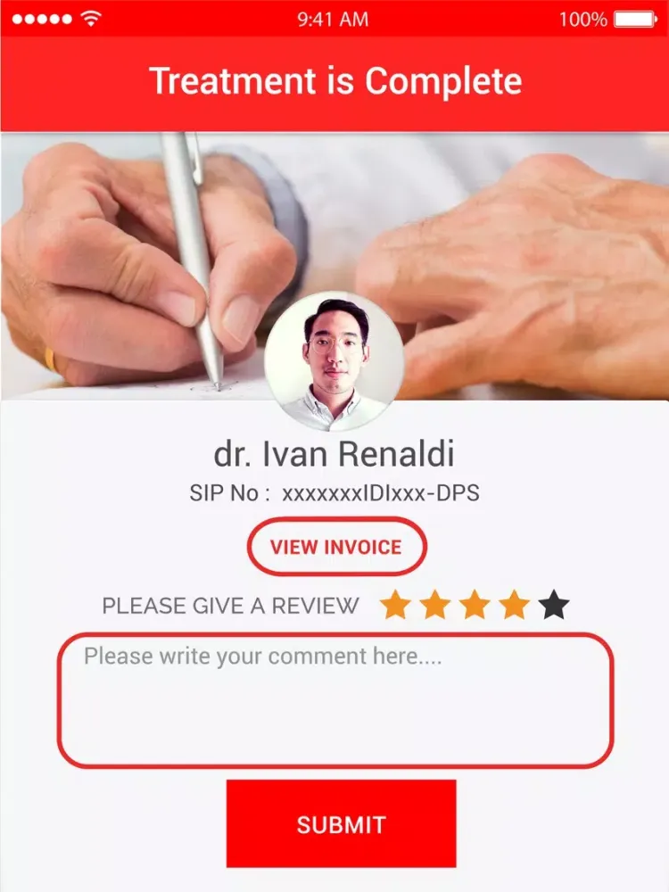 Zrzuty ekranu Medi-Call iPad 