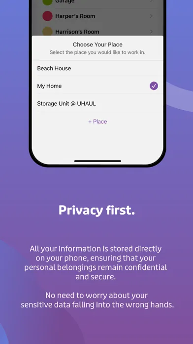 Packed: Moving/Storage Manager Screenshots