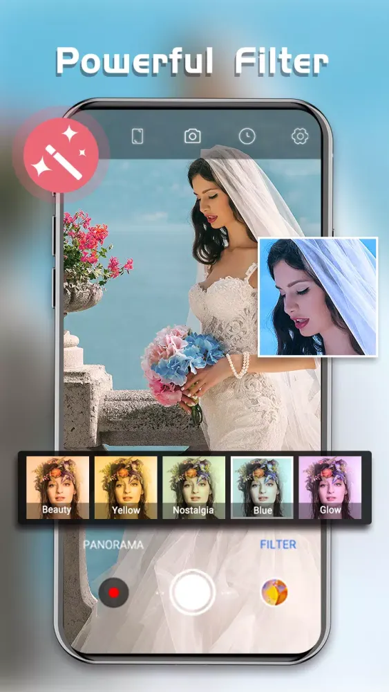 ภาพหน้าจอของ HD Camera - Beauty Cam Filters