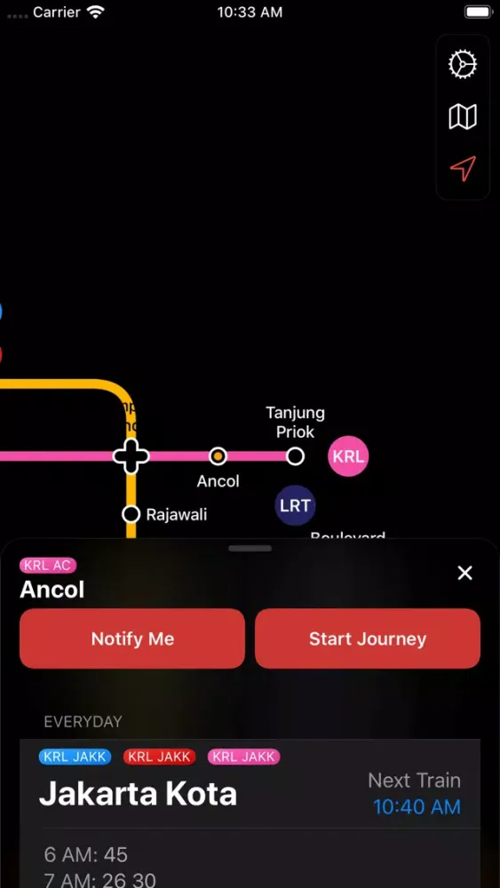 Jakarta LRT, MRT & Commuter 스크린샷