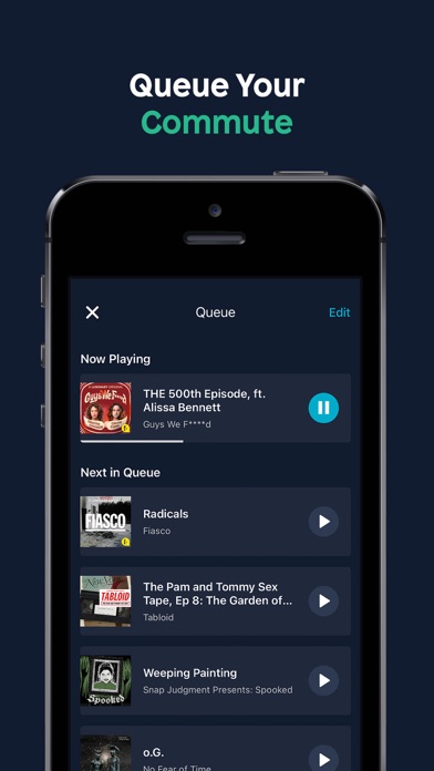 ภาพหน้าจอของ Luminary Podcasts & Originals