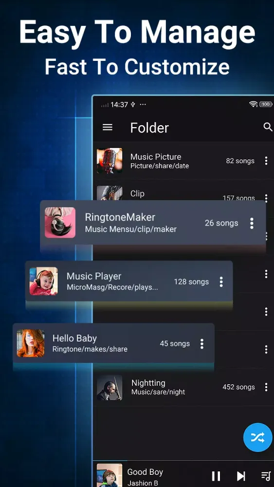 Music Player Screenshots