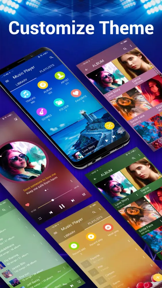 تصاویر Music Player