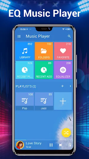 Music Player - Audio Player سکرین شاٹس
