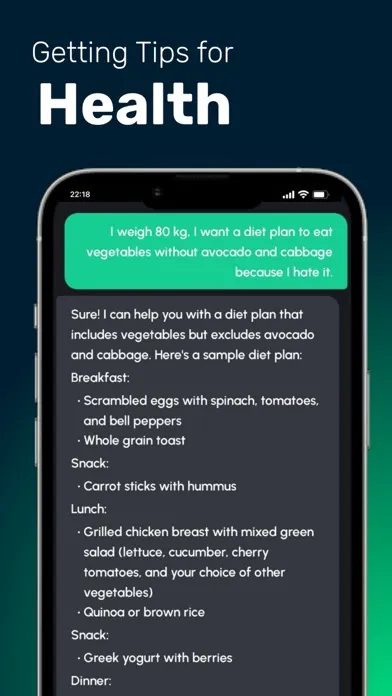 Capturas de tela do Chat Bolt AI - Open Assistant
